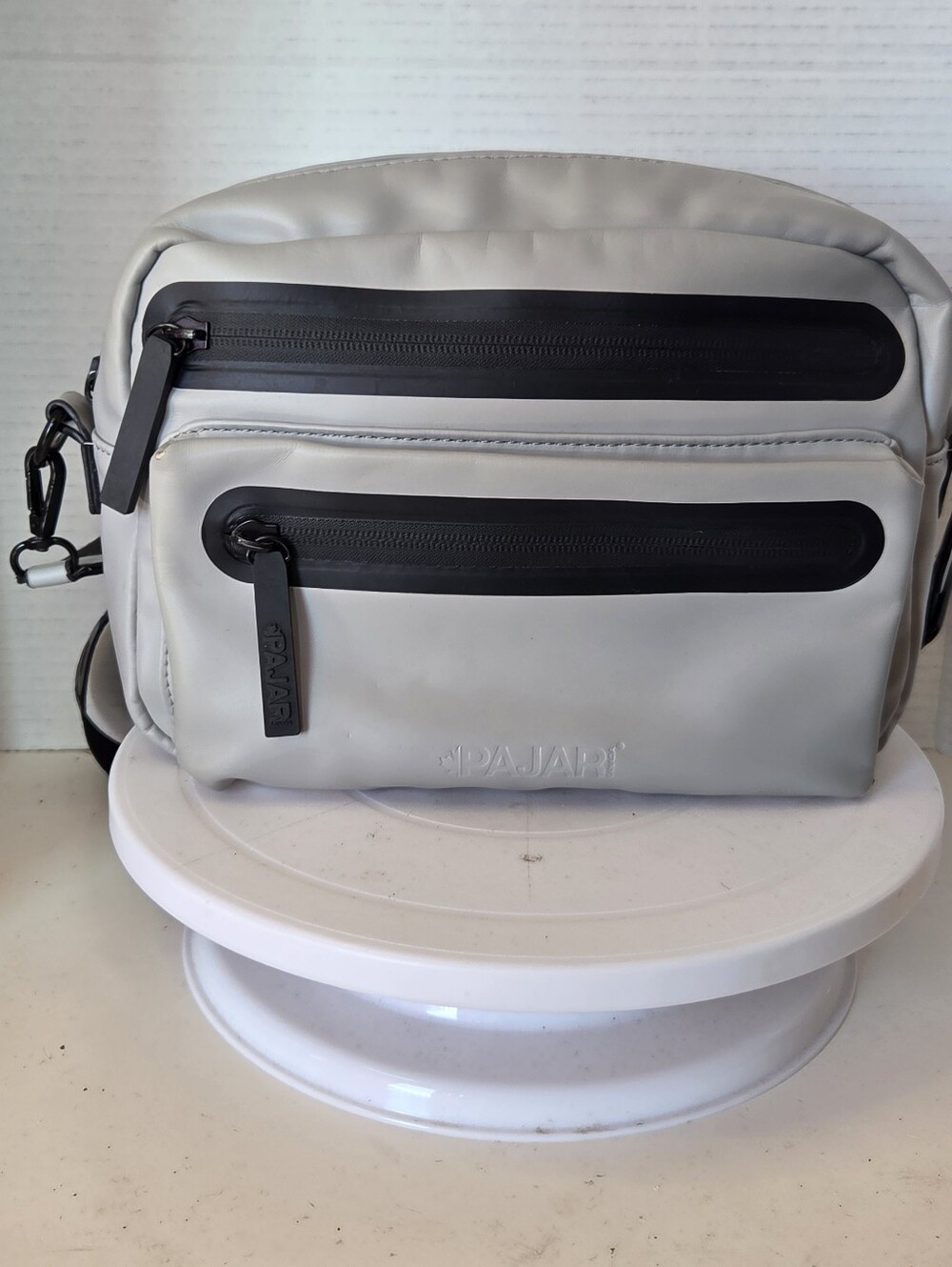Pajar Canada Grey Waterproof Crossbody Bag